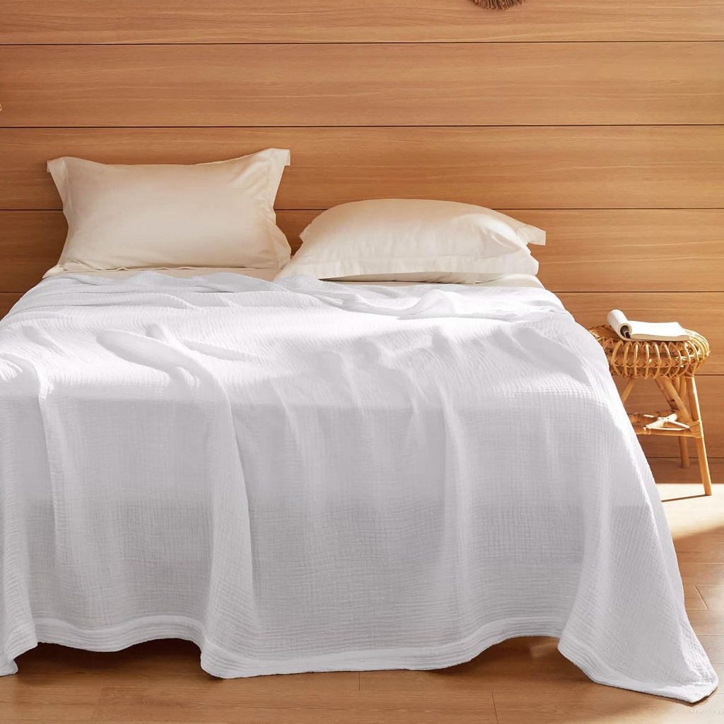 100% Cotton Gauze Spring Throw Blanket