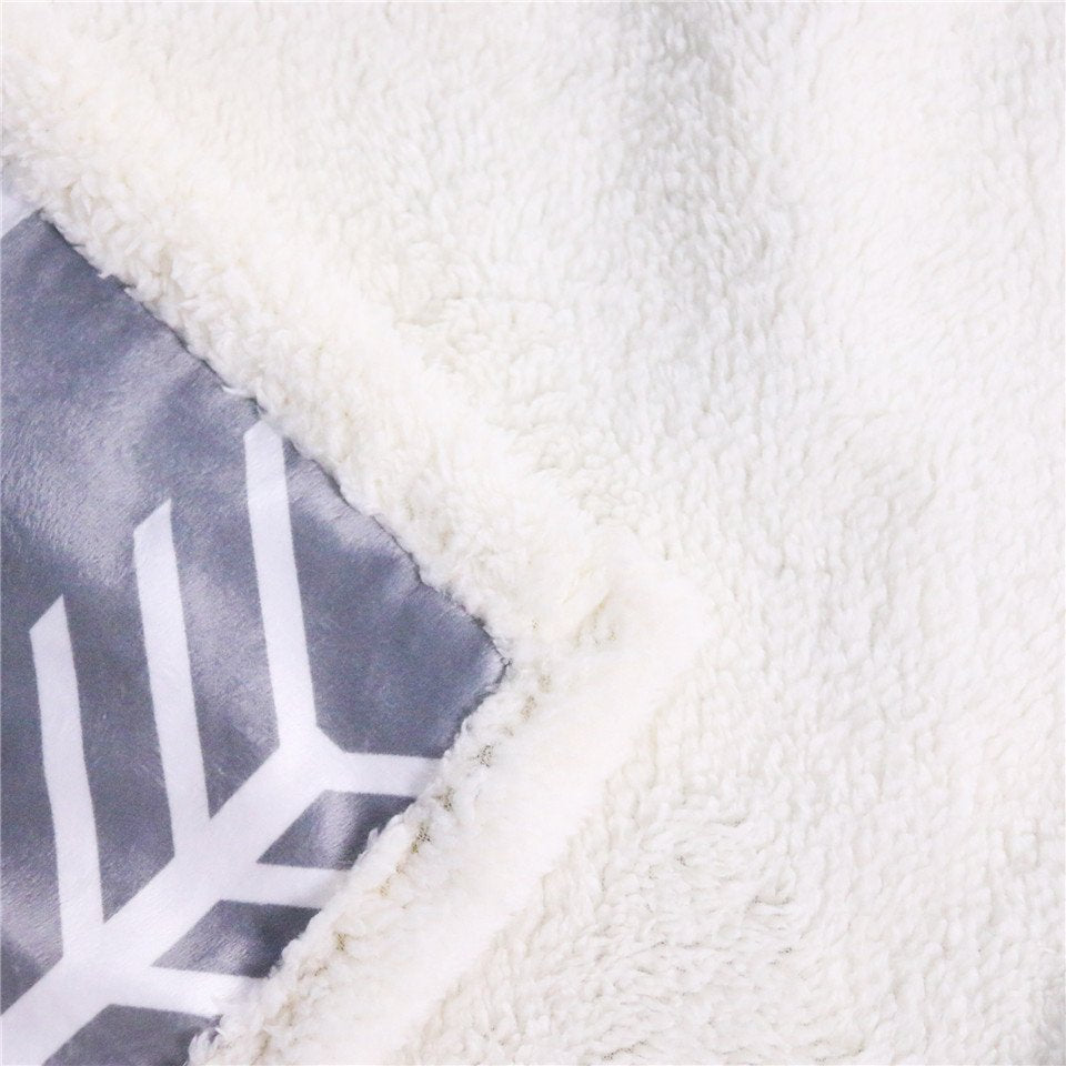 Union Jack British Flag Fleece Throw Blanket