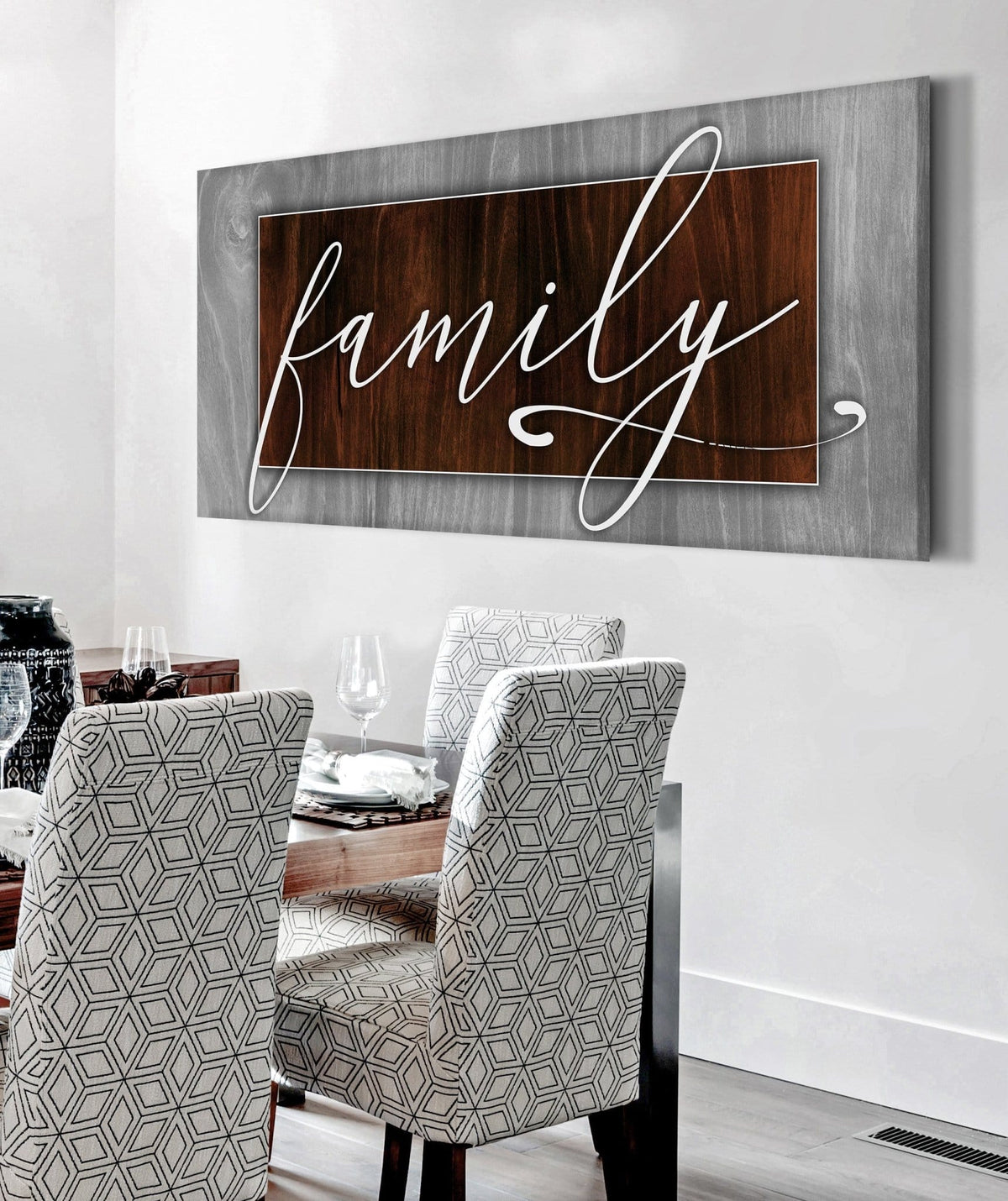 Family Canvas Wall Art – Inspirational Quote Home Décor